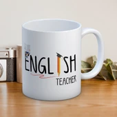 İngilizce Öğretmenlerine Özel Öğretmenler Günü Hediyelik Baskılı Kupa thumbnail 1