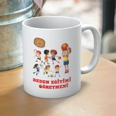 Beden Öğretmenlerine Özel Öğretmenler Günü Hediyelik Baskılı Kupa thumbnail 1