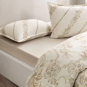 Taç Livia Seç&Ser Çift Kişilik Nevresim Takımı Ekru thumbnail 2