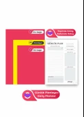 Plango Siyah - Beyaz Çek Kopar Günlük Planlayıcı - Ders Çalışma Planlayıcı - 3