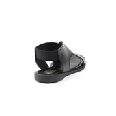 Kadın Siyah Şık Rahat Sandalet - Günlük, Kaymaz Taban, Yazlık Konforlu thumbnail 5