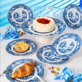 Fecra Vintage Blue 8 Parça Sunum Seti - 1