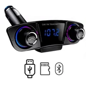 Ayyt Powermaster PM-22010 Bluetooth SD Hafıza Kartı Aux Flash Bellek FM Transmitter Oto Araç Çakmaklık Müzik Aktarıcı - 1