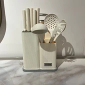 Schafer Forge Bıçak ve Servis Seti 12 Parça-Krem thumbnail 2