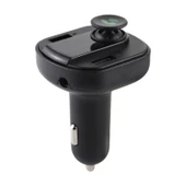 Ayt Hello X16 Led Ekran 2Xusb-TF-Bluetooth Destekli 2.1 Amper Fm Transmitter Oto Araç Çakmaklık Müzik Telefon Bağlantı - 1