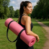 15 MM Profesyonel Pilates Matı NBR Kaymaz Yoga ve Spor Egzersiz Minderi - 1