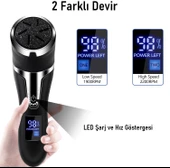 Valkyrie Profesyonel Ayak Bakım Cihazı 360° Dönen Başlık Dijital Ekranlı, Şarjlı & 10 Parça Pedikür Kiti Siyah - 5