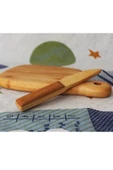 PastelToys Çocuklar için Ahşap Kesme Tahtası - Ahşap Bıçak - Oyuncak  Bıçaklı Tahta Seti - 2