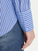 Only 15320243 Kadin Gomlek - Mavi Cizgili thumbnail 8