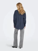 Only 15272523 Kadin Gomlek - Lacivert - 4