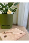 Absera Wood Güvenli Ahşap Kesme Tahtası ve Bıçağı (Montessori Eğitim Materyali, Doğrama Seti) - 5