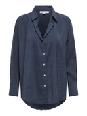 Only 15272523 Kadin Gomlek - Lacivert - 6
