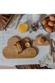 atolyesiahsap Ahşap Çocuk Kahvaltı Setvis Tabağı Ve Yumurtalık thumbnail 1