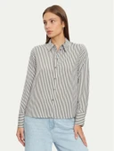 Only 15320243 Kadin Gomlek - Yesil Cizgili thumbnail 1