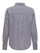 Only 15320243 Kadin Gomlek - Lacivert Cizgili thumbnail 6