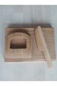 Master Hands Ahşap güvenli çocuk bıçağı 3 lü set - 1