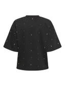 Only 15353293 Kisa Kol Kadin Sweat - Siyah thumbnail 1