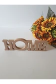 inwood Ahşap Ham MDF Home Yazılı Kapı süsü - 2