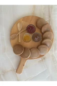 WoodyDesign Sunum / Peynir Tabağı ( Naturel Ahşap ) - 5