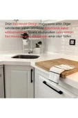 woodhub 30 x 40 Ahşap Tezgah Üstü Kesme Tahtası - Et Kesme Tahtası- Trend Kesme Tahtası - Doğrama Tahtası A - 1