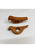 WOODVİVE Ahşap Servis Peçete Halkası 6 Adet - Kayın - S014 - 3