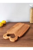 beysahome Kalbim Ahşap Kesme Tahtası, Sunum Tahtası, Ahşap Servis Tabağı, Ahşap Peynir Tabağı, Kayın Ağacı - 3
