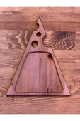 ATAwood Kahvaltı Tabağı, Peynir Dilimi Sunum, Kahvaltı Sunum, Kayın Ağacı Sunumluk , Doğal Ahşap - 4