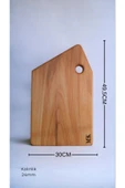 MEKWOOD Büyük Boy Doğrama Tahtası & Sunumluk Modern 49.5×30 Cm thumbnail 2