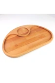 Kenzlife Kenzwood ahşap sunum tabağı kyn pat hamburger sunum tabak servis - 1
