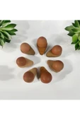 YAT Design Crafts Doğal Ahşap Yüksek Kalite Yumurtalık, Kahvaltılık, Sunumluk, 4 Adet Yumurta Organizer'ı - 4ü - 1