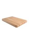 ecsahşap Ecs Ahşap 35x25 Cm-kalınlık 18 Mm-1 Adet Masif Kayın Kesme Tahtası - 1