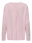 Only 15354092 V Yaka Kadin Triko - Pembe thumbnail 7