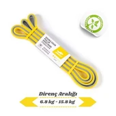 JOINFIT Direnç Lastiği ve Egzersiz Bandı Sarı-Gri X-Light - 1