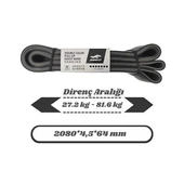 JOINFIT Direnç Lastiği ve Egzersiz Bandı Siyah-Gri XX-Heavy - 2