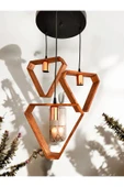 RMD SHOP Luna Ahşap Sarkıt Avize - 2