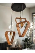 RMD SHOP Luna Ahşap Sarkıt Avize - 4