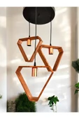 RMD SHOP Luna Ahşap Sarkıt Avize - 4