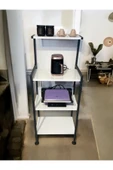 RMD SHOP Oscar Mutfak Standı Kahve Köşesi Mikrodalga Fırın Rafı - 5