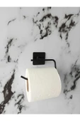 Egem Home Yapışkanlı Siyah Kare Açık Tuvalet Kağıtlık Wc Kağıtlık thumbnail 5