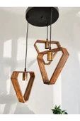 RMD SHOP Luna Ahşap Sarkıt Avize - 1