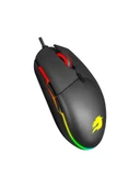 GameBooster GB-M630 USB RGB Led Aydınlatmalı 3200dpi Gaming Optic Siyah Mouse - 1