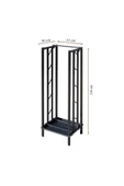RMD SHOP Dekoratif Metal Şömine Ve Soba Yanı Odunluk - 3