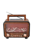 Everton Rt-754 Bluetooth Fm-Usb-Tf-Aux Şarjlı Nostaljik Radyo - 3
