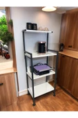 RMD SHOP Oscar Mutfak Standı Kahve Köşesi Mikrodalga Fırın Rafı - 1