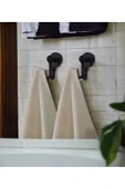 Egem Home Bornozluk, Havlu Askısı 2'li - Mat Siyah thumbnail 3