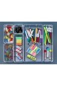 Egem Home 6'lı Şeffaf Çekmece İçi Çok Amaçlı Düzenleyici Organizer Kozmetik Takı Makyaj Mutfak Banyo Organizer thumbnail 5