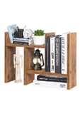 RMD SHOP Mini Masa Üstü Ayarlanabilir Düzenleyici Organizer Raf-Kitaplık-Kalemlik Standı - 1