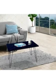 RMD SHOP Royal Katlanır Metal Ayaklı Orta Sehpa (royal Mermer) - 1