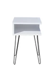 RMD SHOP Metal Ayaklı Yan Sehpa (köşe Sehpa) - 3
