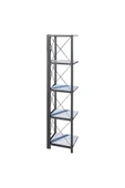 RMD SHOP Köşe Kitaplık Ve Aksesuar Rafı Metal Ayaklı Beyaz - 4